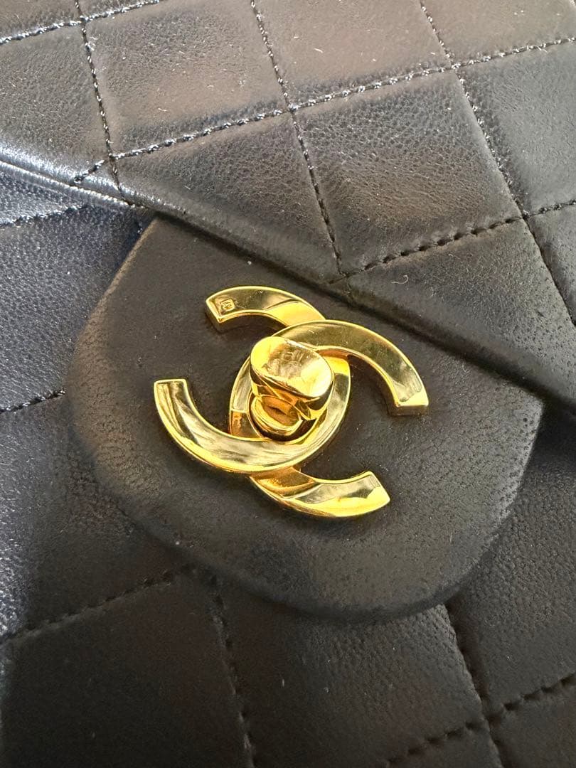 CHANEL シャネル マトラッセ 25 Wフラップ ショルダー