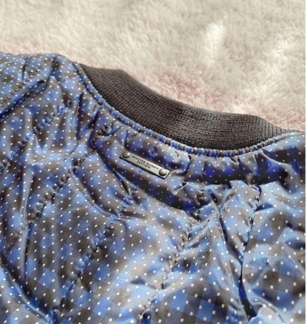 MASTER BUNNY EDITILON ネイビーキルティングジャケットゴルフ