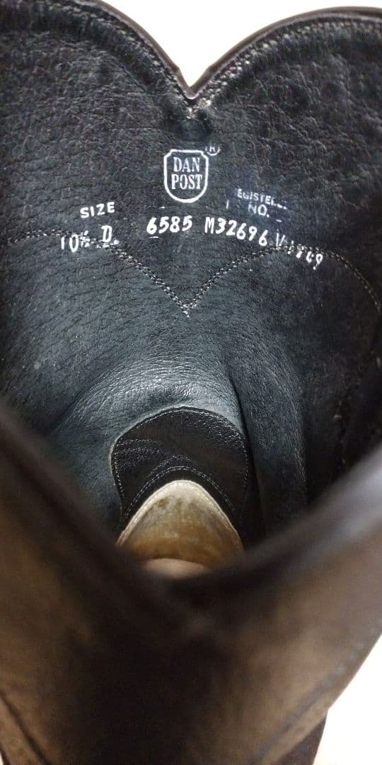 送料無料 ダン ポスト ウェスタンブーツ ペコス 10.5インチ 約28.0cm