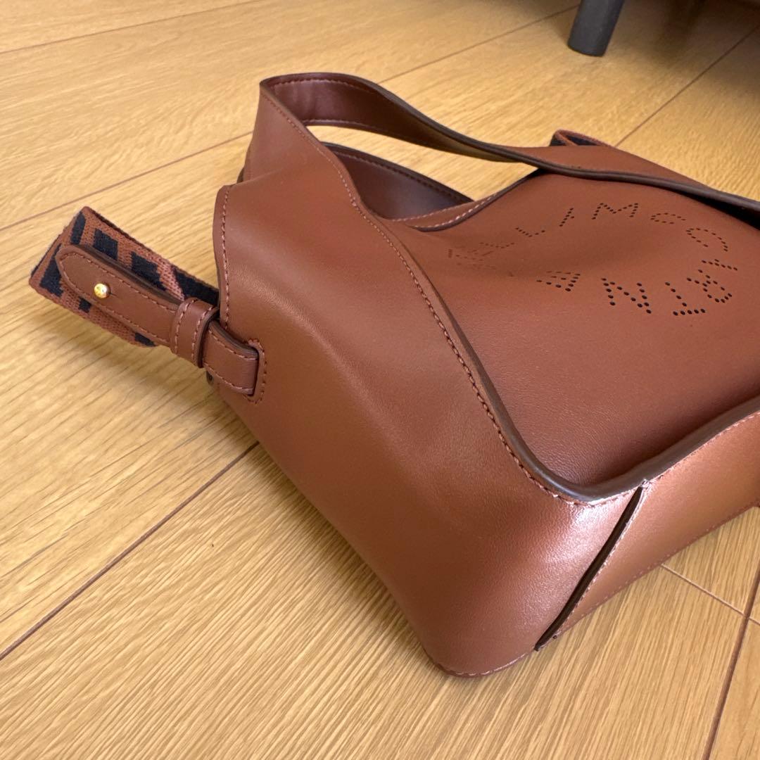 STELLA McCARTNEY ブラウンショルダーバッグ