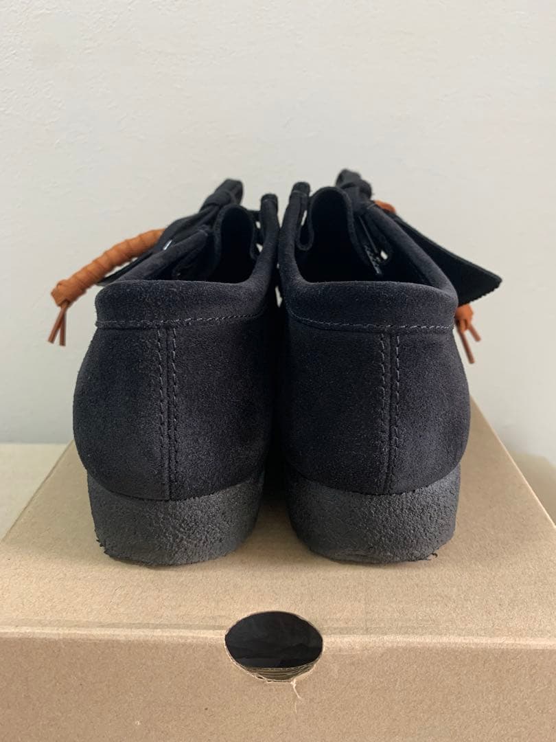 CLARKS ワラビー ブラックスエード　モカシン