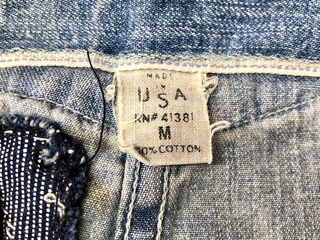 RRL ダブルアールエル オーバーオール リペアダメージ加工 ラルフローレン