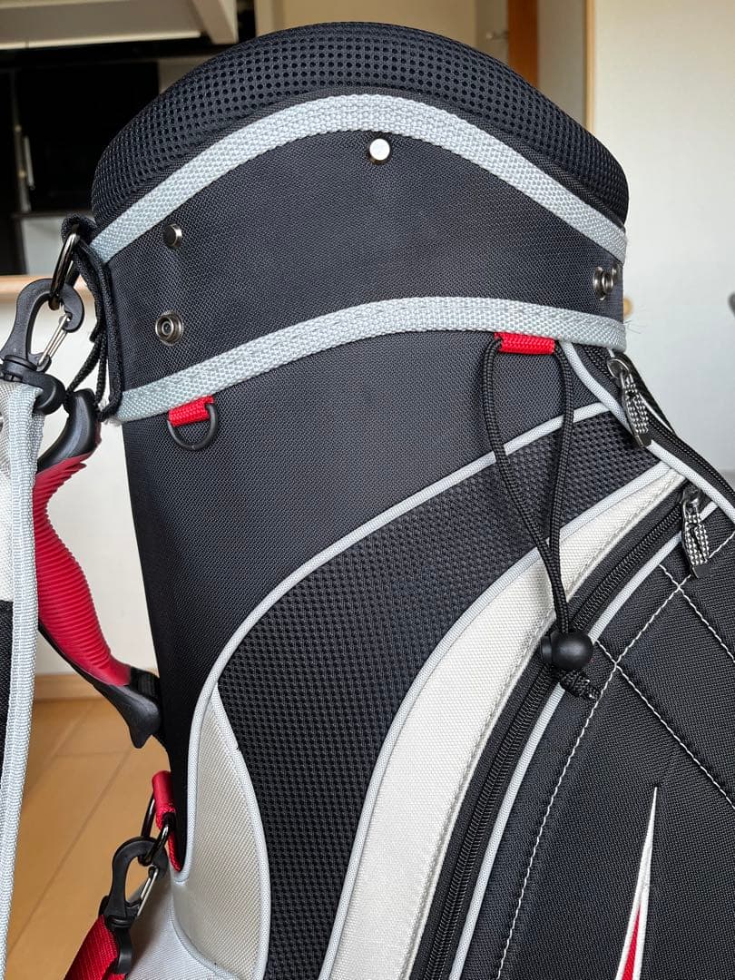 美品完売品　希少ナイキゴルフ　スポーツ　アクティブカートキャディバッグ 黒×赤