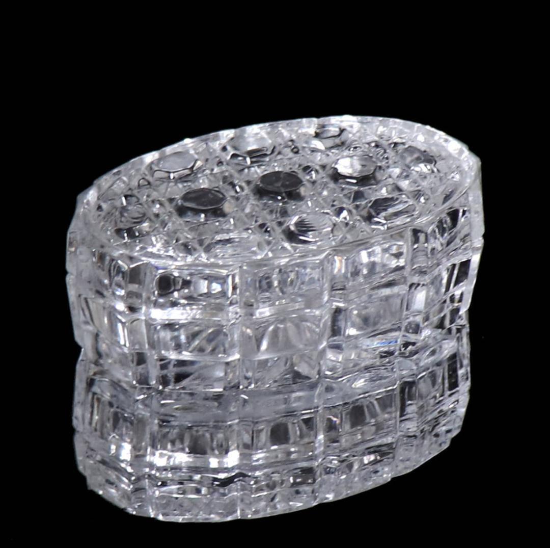 オールド・バカラ 珍品 蓋物 ディアマン ピエーリー 小物入れ ボンボニエール