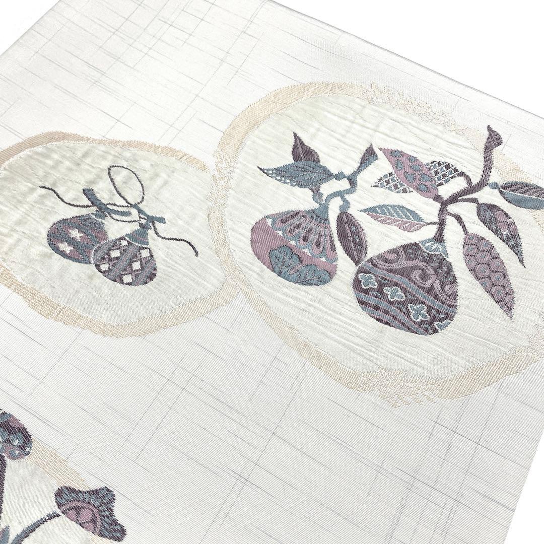 専用帯4729 ●小森草木染工房 小森久 草木染 高級 正絹 全通 袋帯