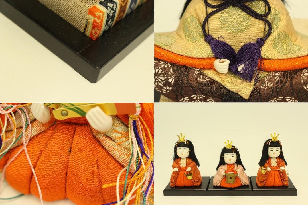 雛司 光陽 豆雛 木目込人形 揃い(A982)