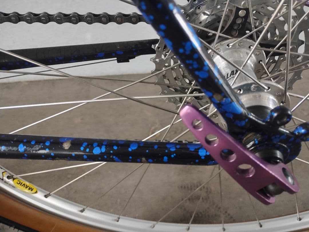 オールドMTBクロモリ１インチフレーム希少　それなりカスタム