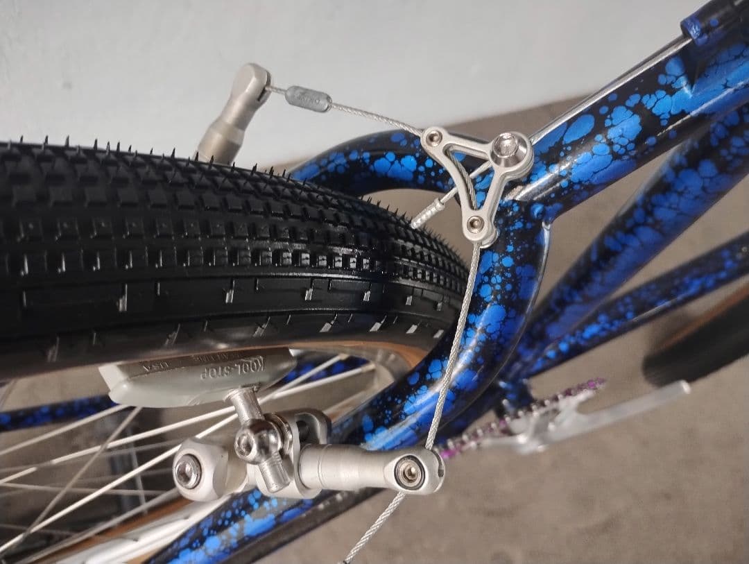 オールドMTBクロモリ１インチフレーム希少　それなりカスタム