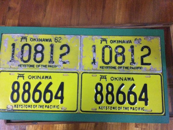 ♠️1960年代　ナンバープレート《本土復帰前》KT＊A♠️