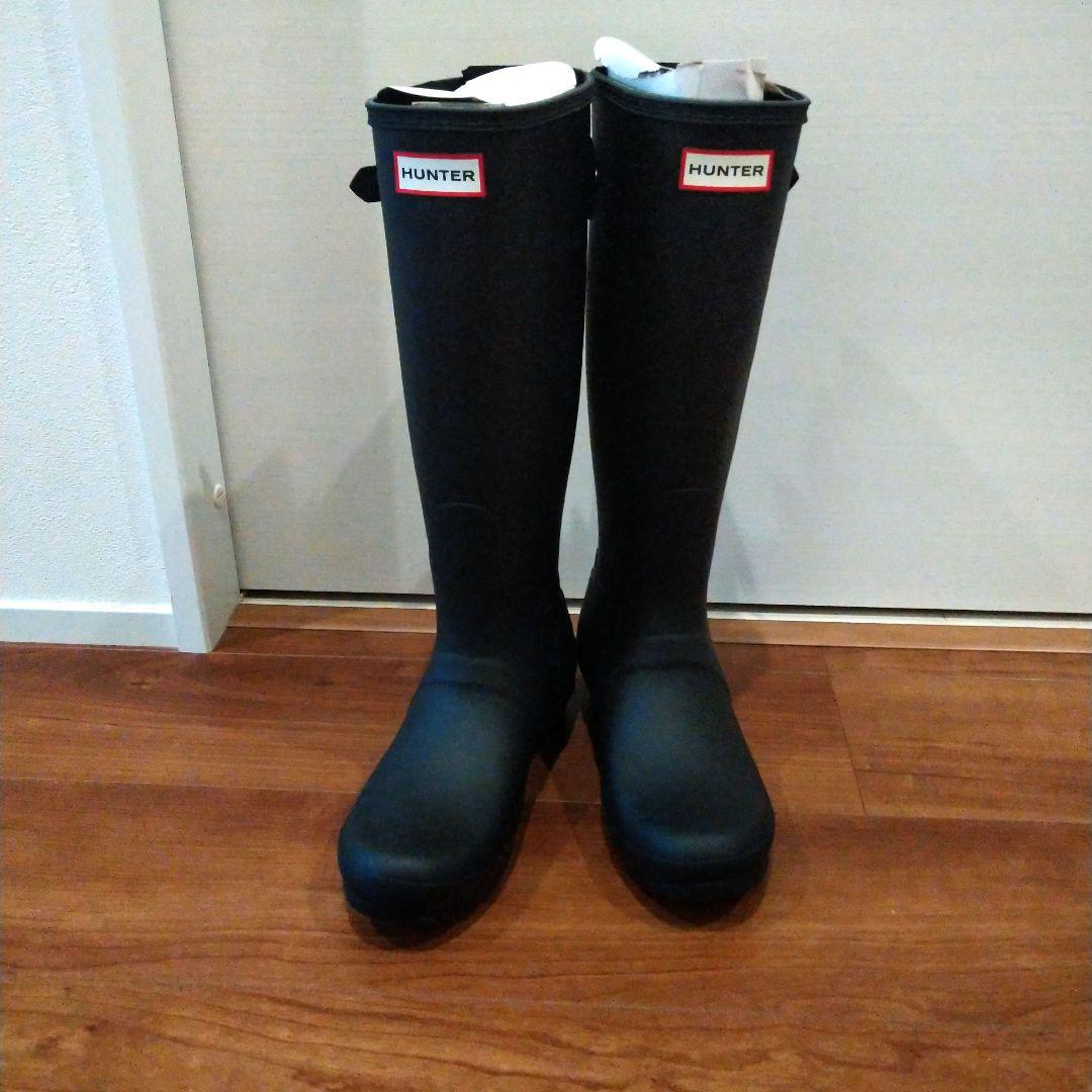 【お値引きSALE】HUNTER ハンター　レインブーツ　新品 24cm
