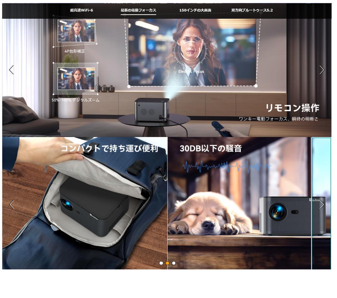 ⭕新品・未開封【プロジェクター 小型 15000lm 4K対応 】