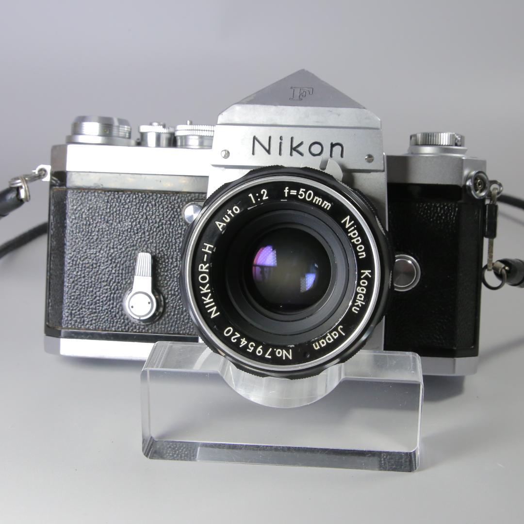 ☆完全動作☆ニコンF アイレベル 50mm F2 シルバー＃218