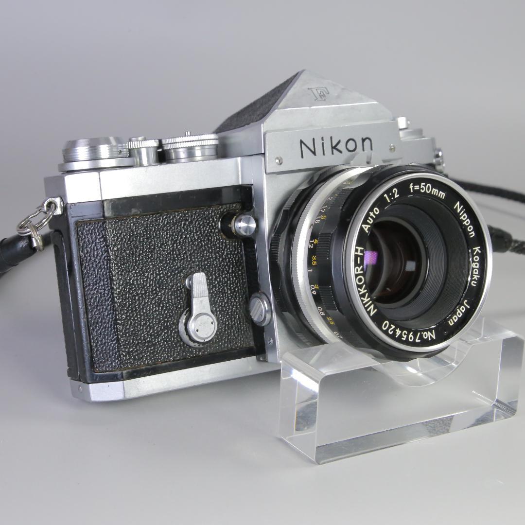 ☆完全動作☆ニコンF アイレベル 50mm F2 シルバー＃218