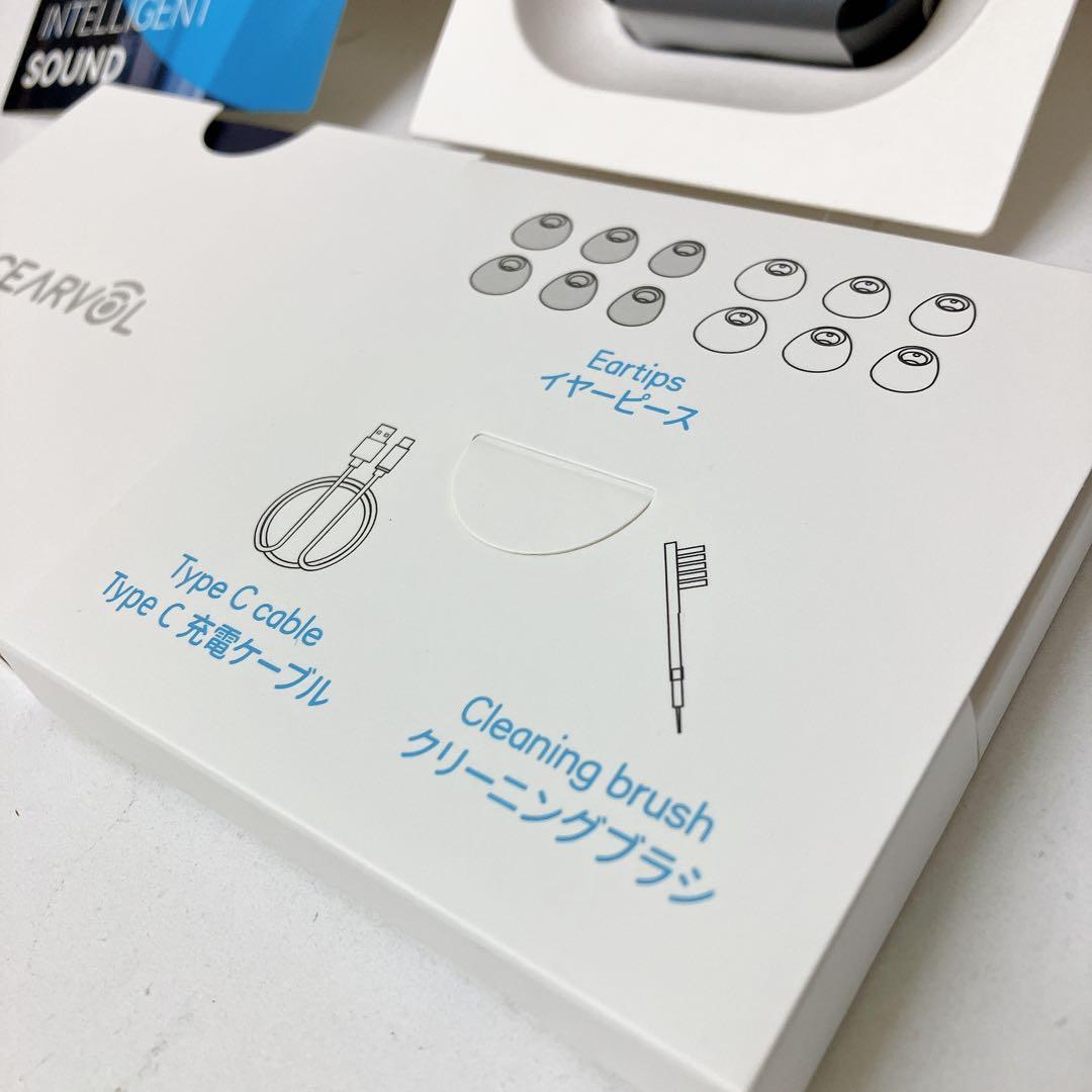 Cearvol 集音器 Bluetooth5.3 高齢者 36時間使用　イヤホン