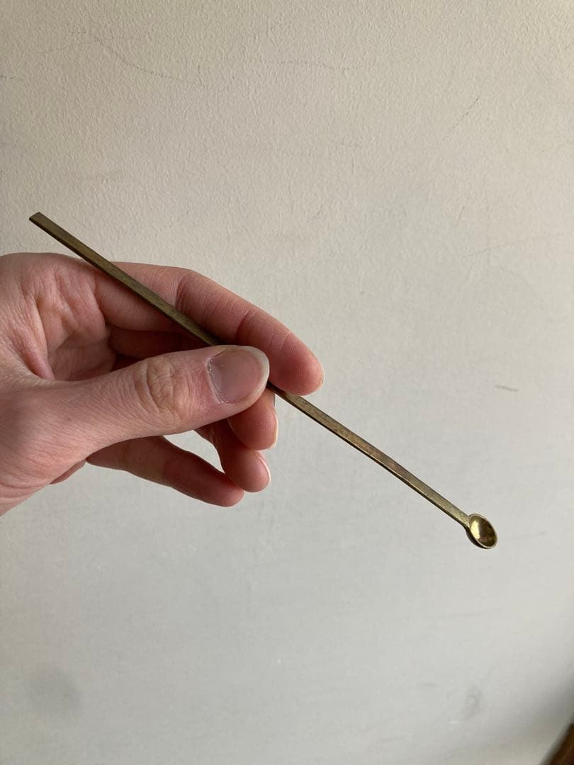 専用ページ　古道具　真鍮　薬匙　匙　5本セット