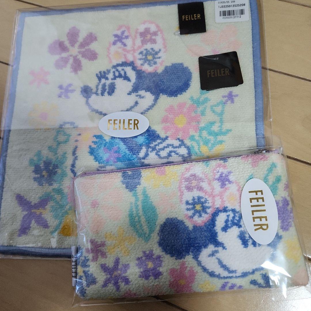 FEILER インマイリボン　タオルとフラットポーチセット