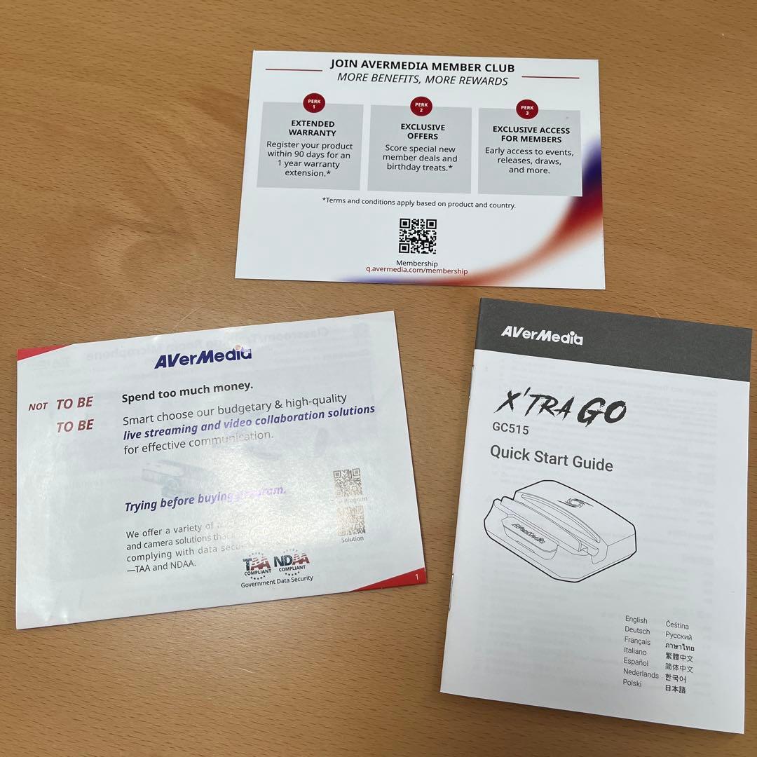 【Switch、Switch2対応】AVerMedia GC515