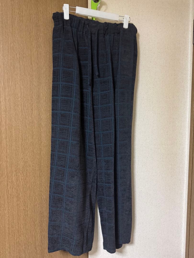 YOKE ジャガードプレイド　セットアップ