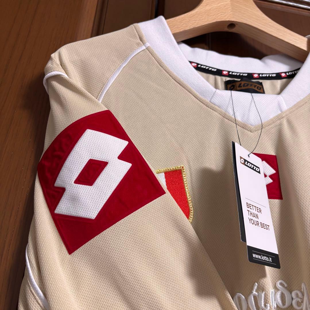 【新品未使用】ディアスポラスケートボード×LOTTO ゲームシャツ L クリーム