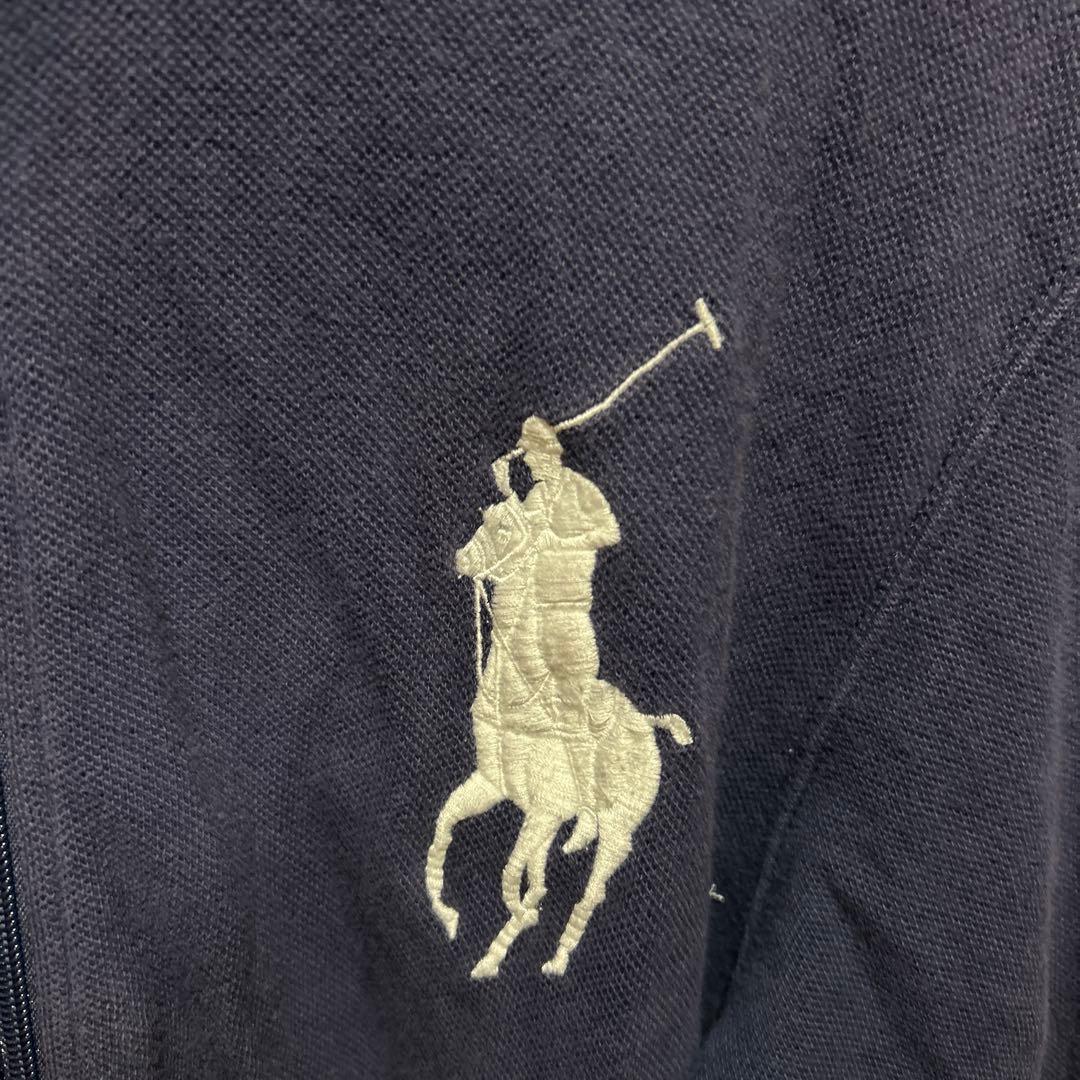 90s Polo by RalphLauren ジップ スウェット ビッグポニー