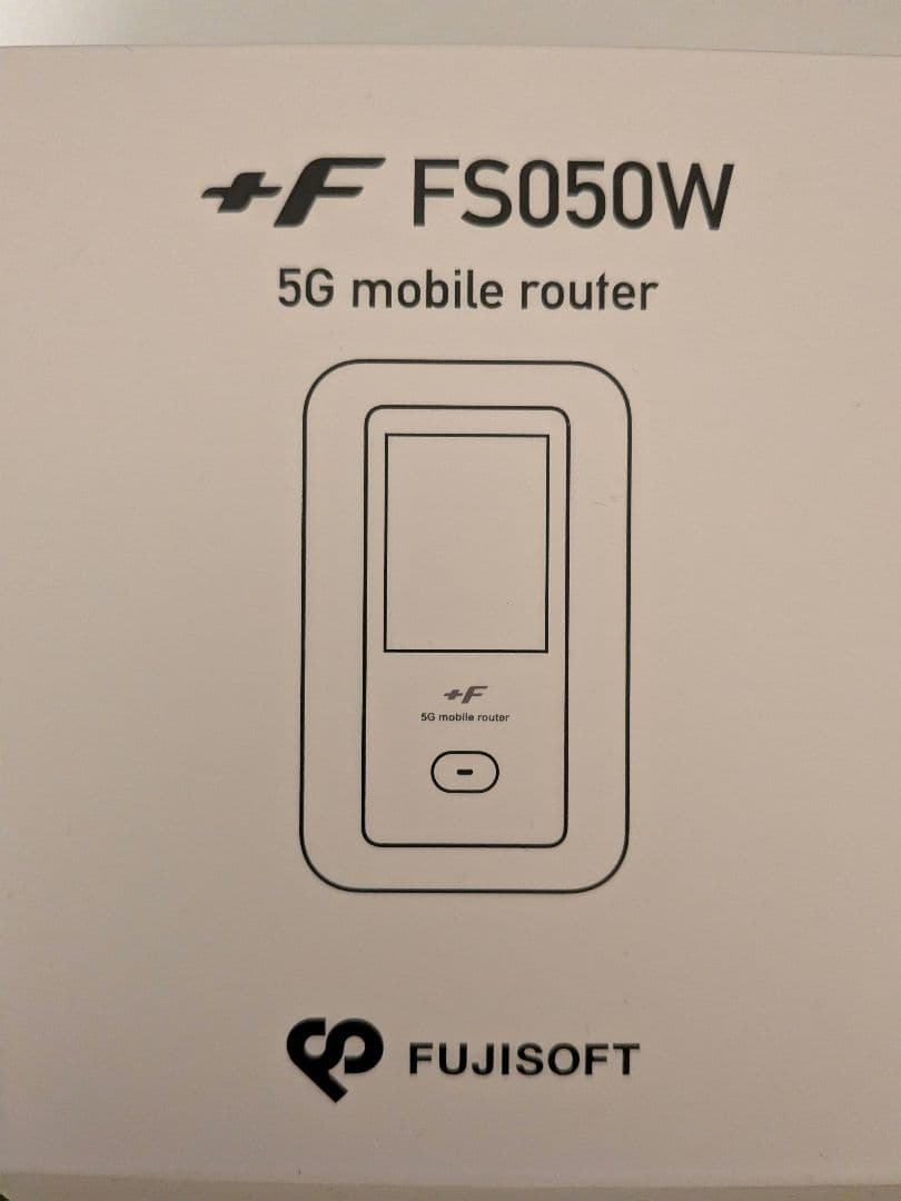 【値下げ不可】+F FS050W（SIMフリ―）FS050W モバイルルーター