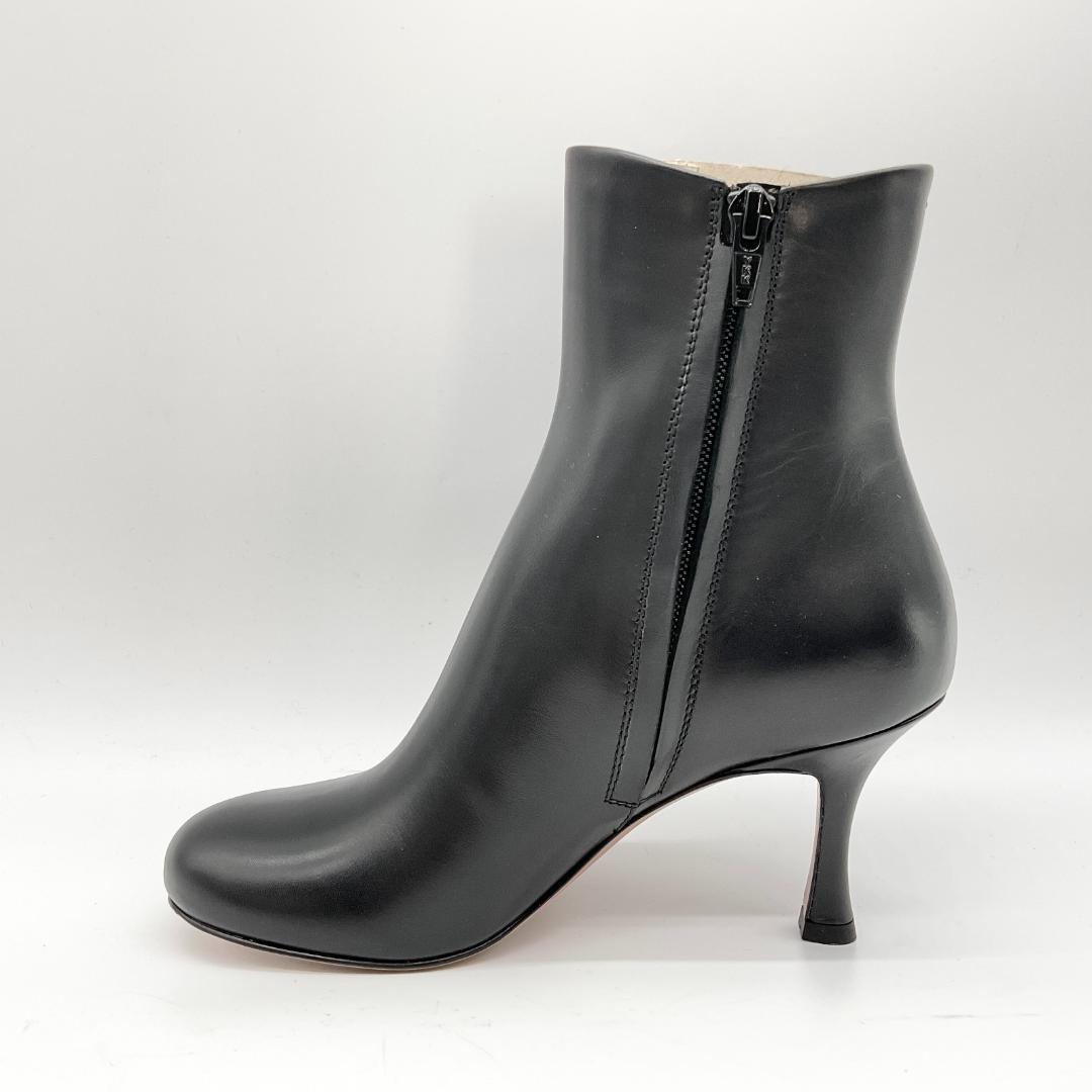 【未使用】PELLICO VOLTA ジップレザーブーツ ブラック 38