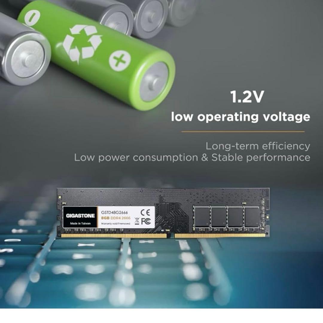 【メモリ DDR4】GIGASTONE 8GBx4枚 (32GB)