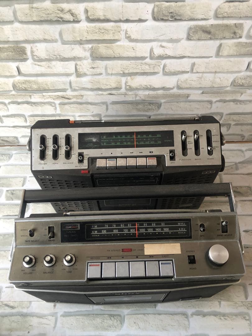 SONY　CF-2550& CRS-2000 まとめて2台(A36)