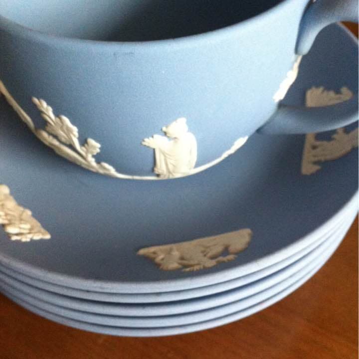 お値下げ　ウエッジウッド ブルーコーヒーセット