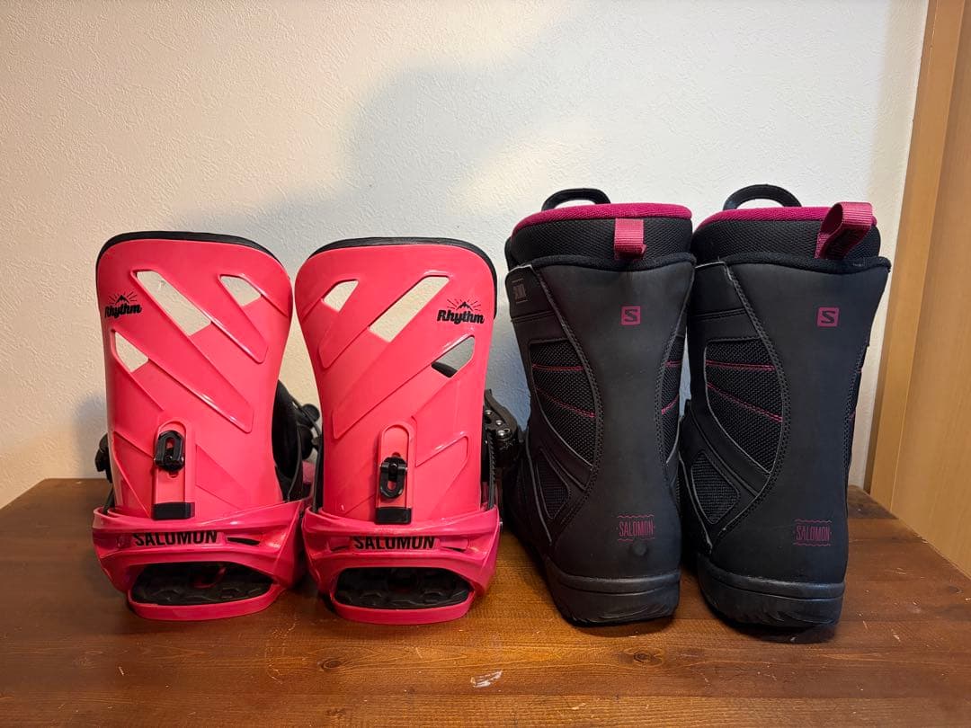 Salomon サロモン ブーツ23.5cm＋ビンディング レディース BOA