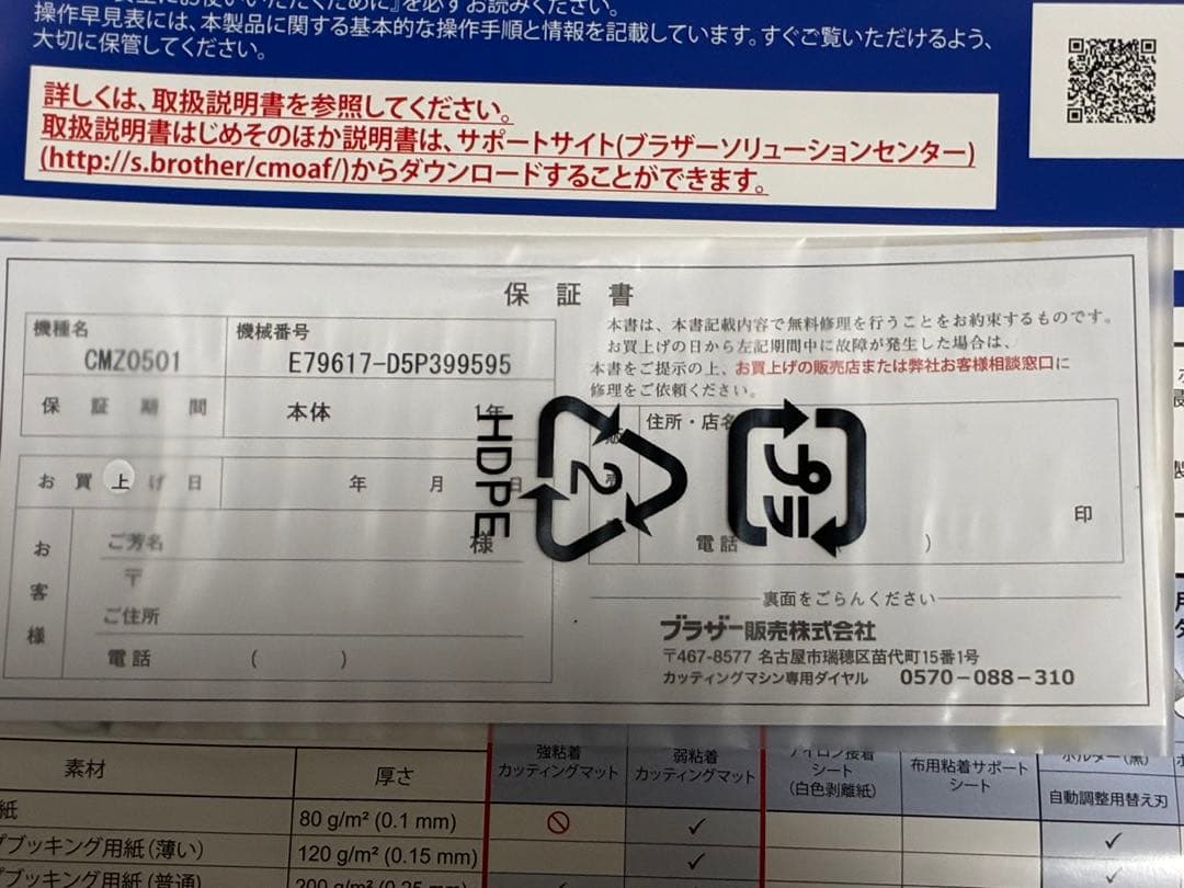 brother ScanNCut DX SDX1000 本体
