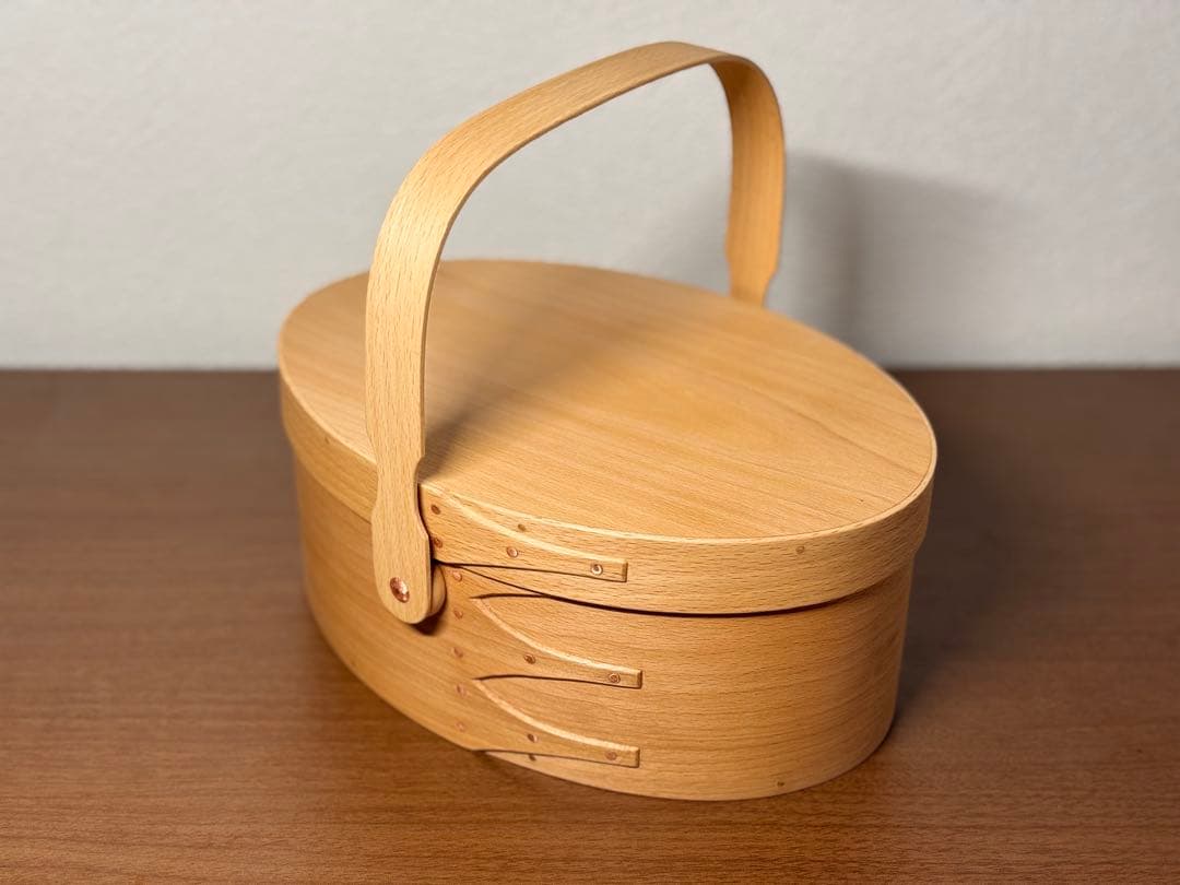 【受注製作】スイングハンドルキャリーボックス ブラックチェリー No.5