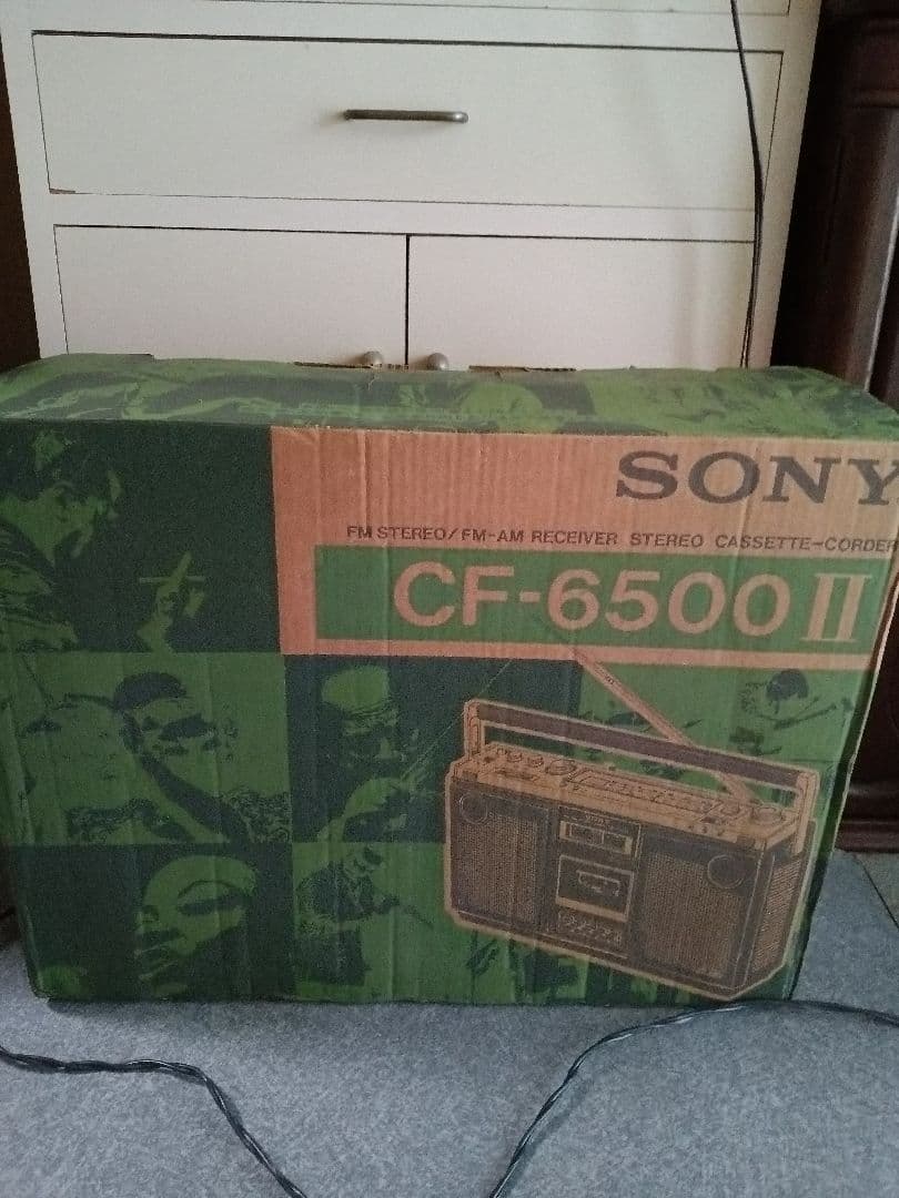【ジャンク】昭和レトロ　SONY CF-6500 II ラジカセ