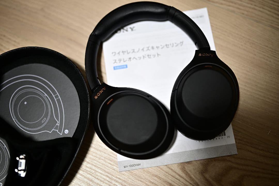 SONY WH-1000XM4 ワイヤレスヘッドセット ブラック