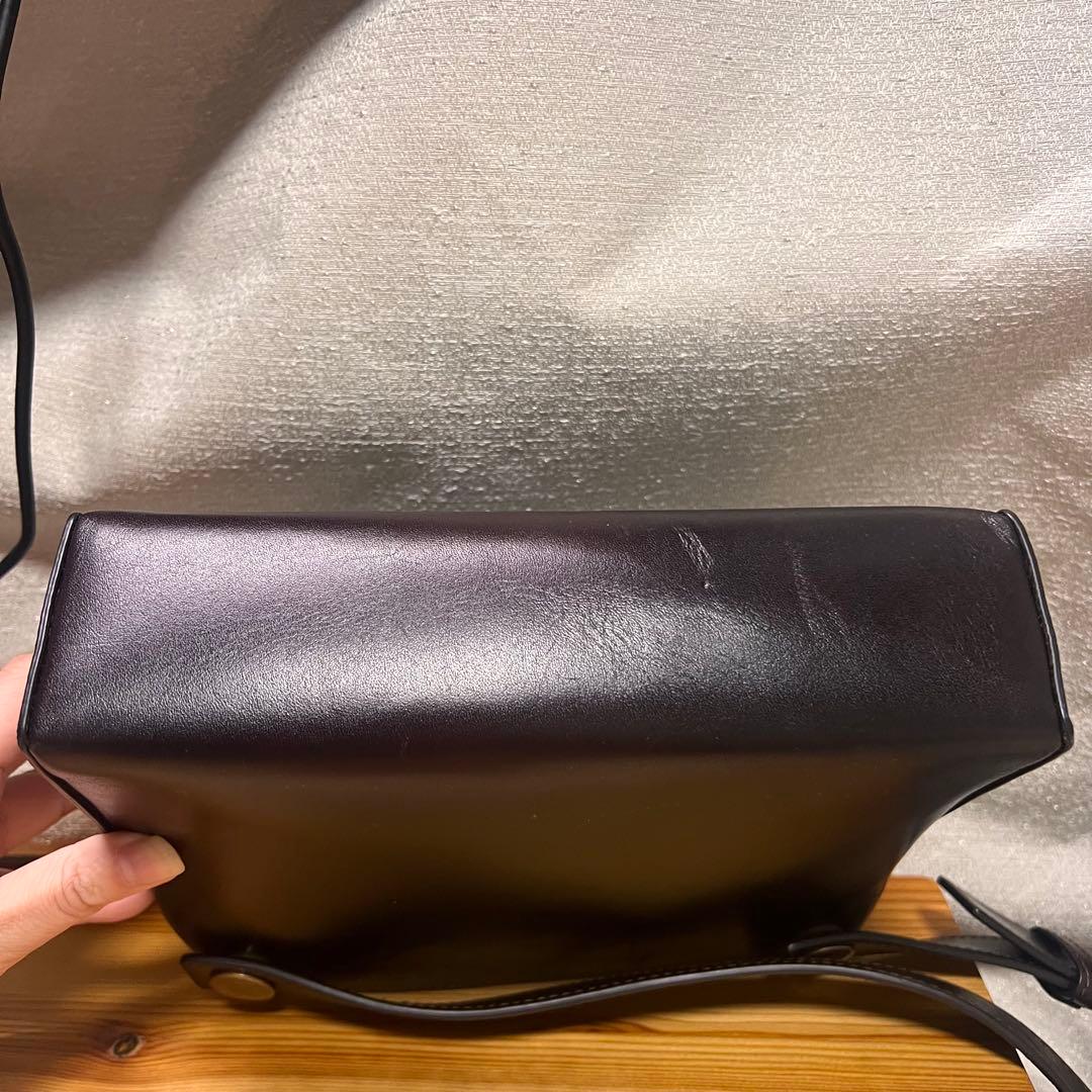 マザーハウス アンティークソラ2 ダークブラウン　ショルダーバッグ　ボディバッグ