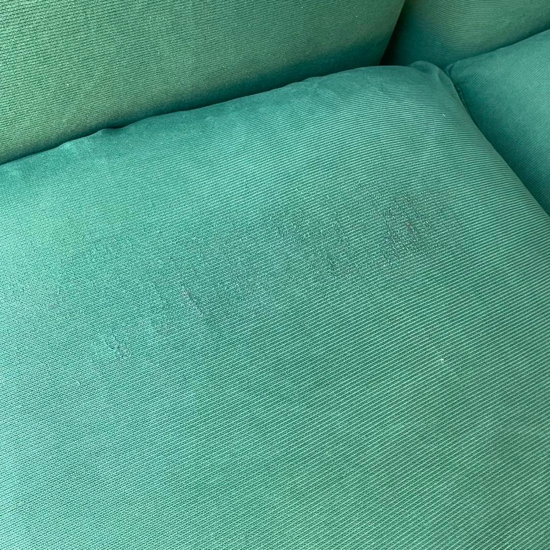 取付無料！アルフレックス マレンコ グリーンカバー付き3人掛けソファ✨