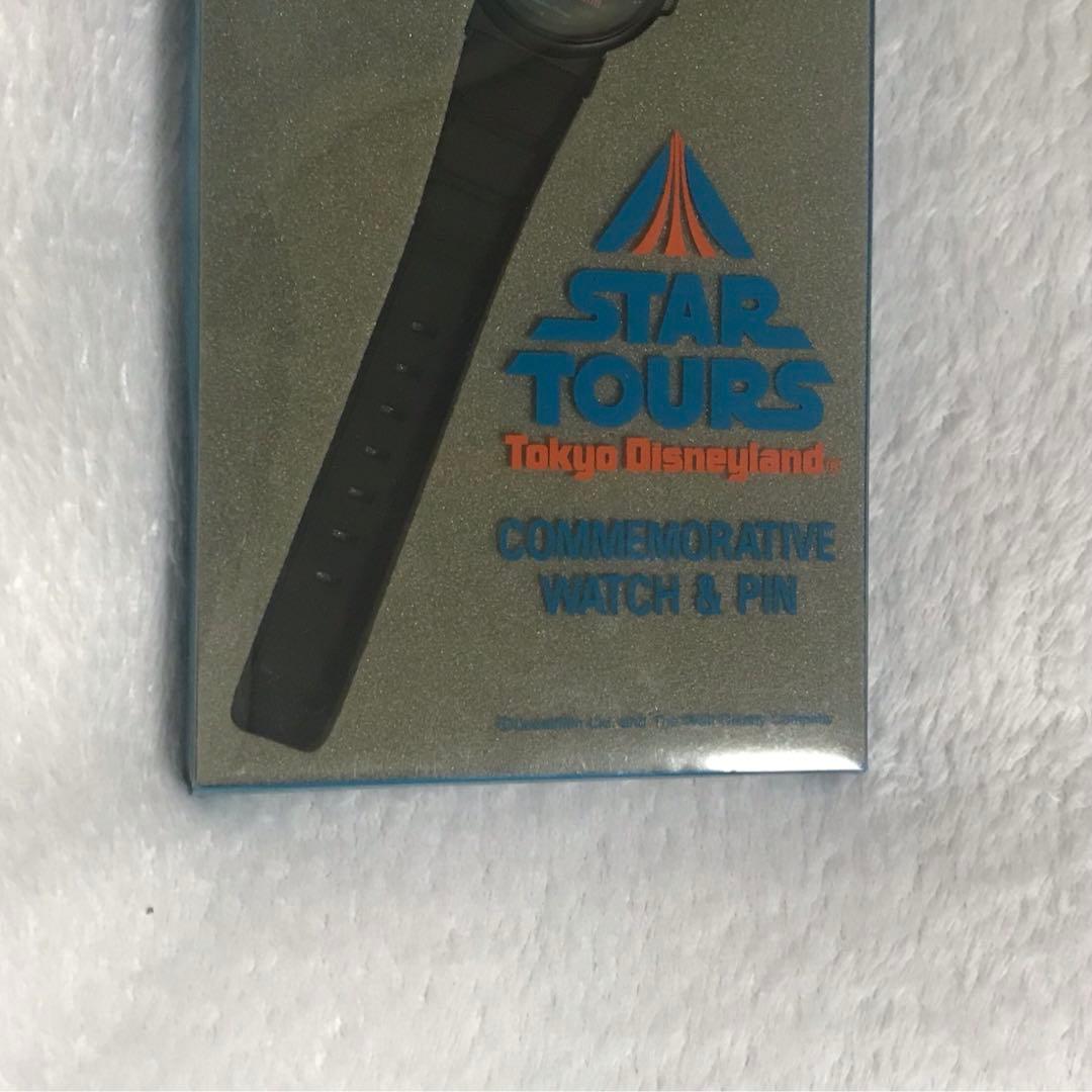 超貴重 未使用 東京ディズニーランド スターツアーズ 腕時計 バッジ セット