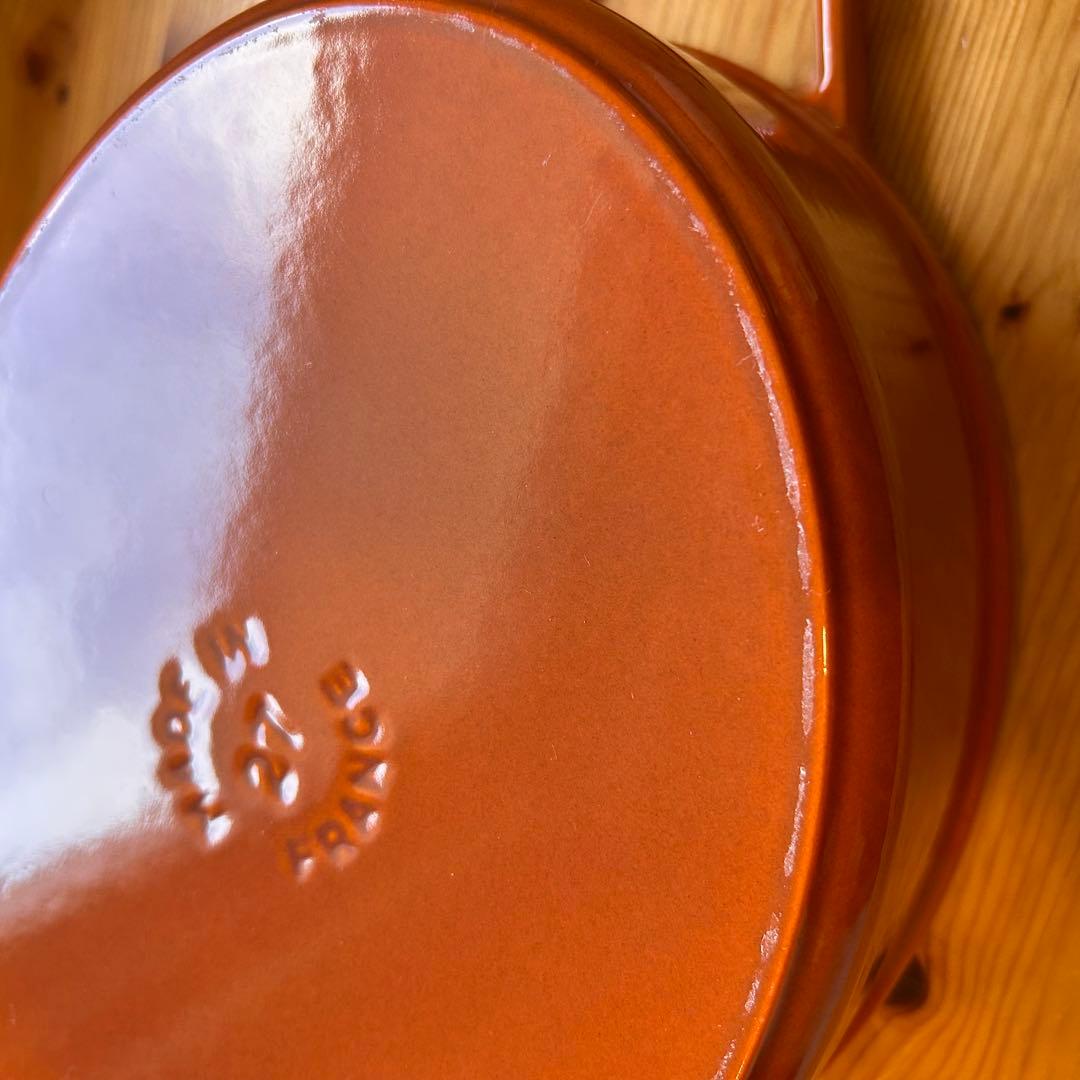 STAUB ストウブ ピコ ココット オーバル 27cm シナモン IH対応