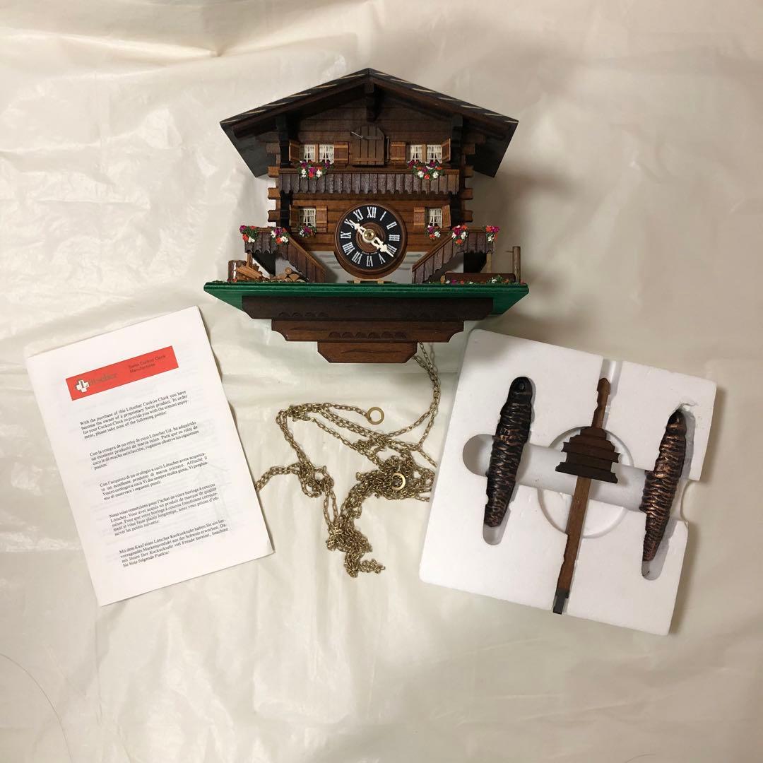 スイス　鳩時計　レッチャー製