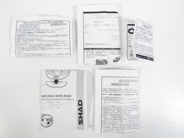 も*も様 PCX 160 KF47 武川LEDフォグ SHAD D0B40KL