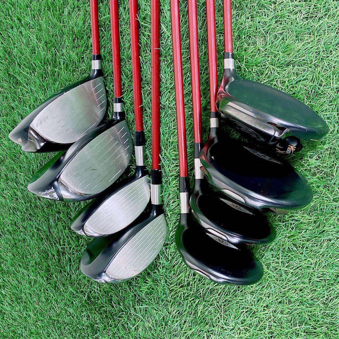 クリーブランド　XLS ツルヤ　ゴルフクラブ　メンズセット　初心者 N2093