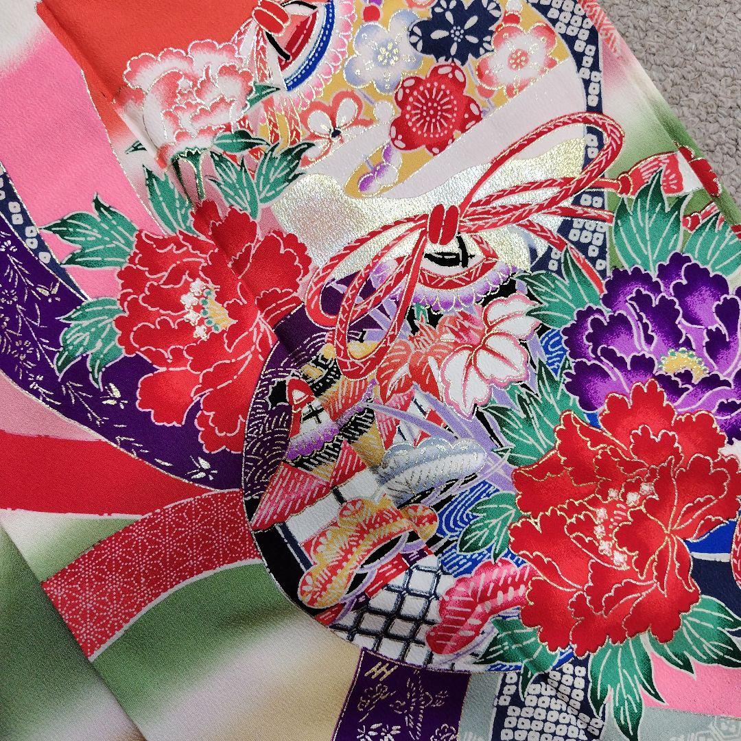 七五三　7歳　着物＆はこせこセット