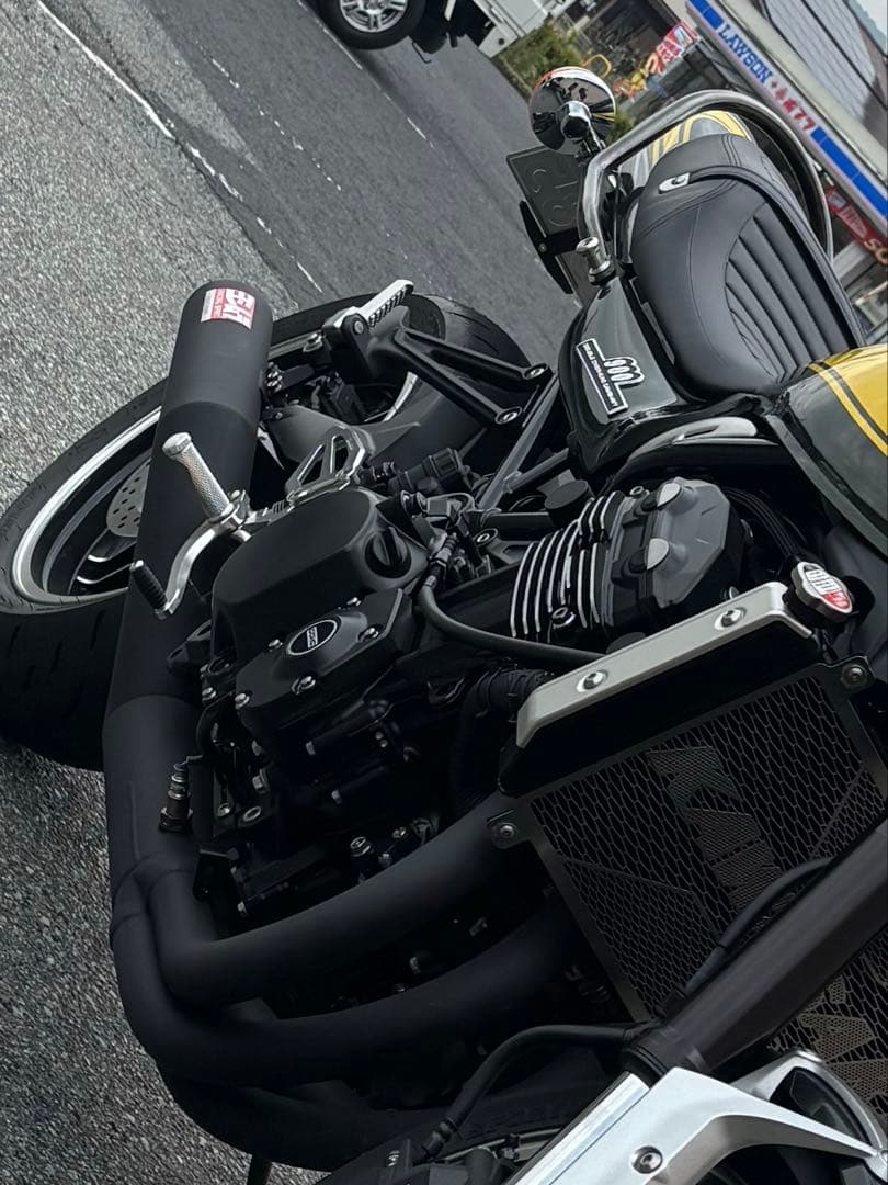 Z900RS ヨシムラ 手曲げストレートサイクロン 車検対応品