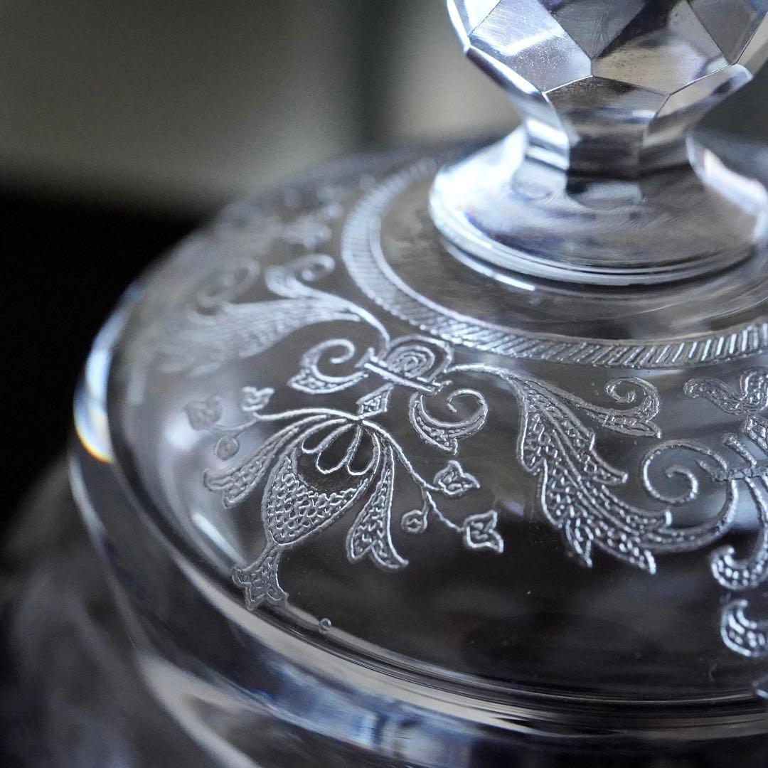 希少サイズ★オールドバカラBACCARAT★オステンド 小物入れ★ボンボニエール