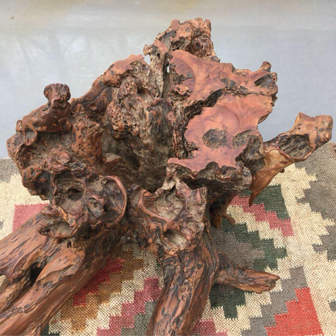 木 大型 花台 レトロ