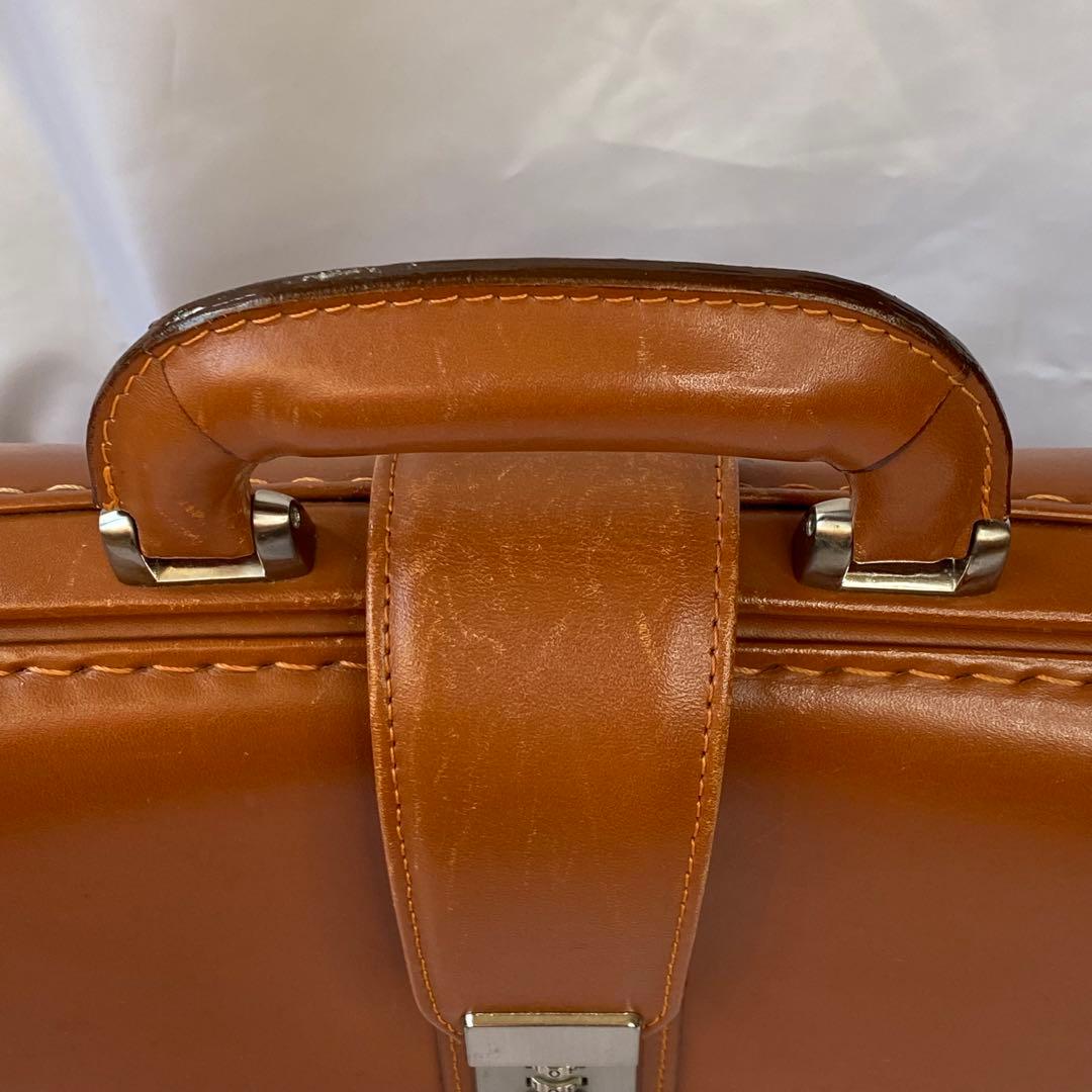 ダレスバッグ ダイヤルロック キャメル 日本製