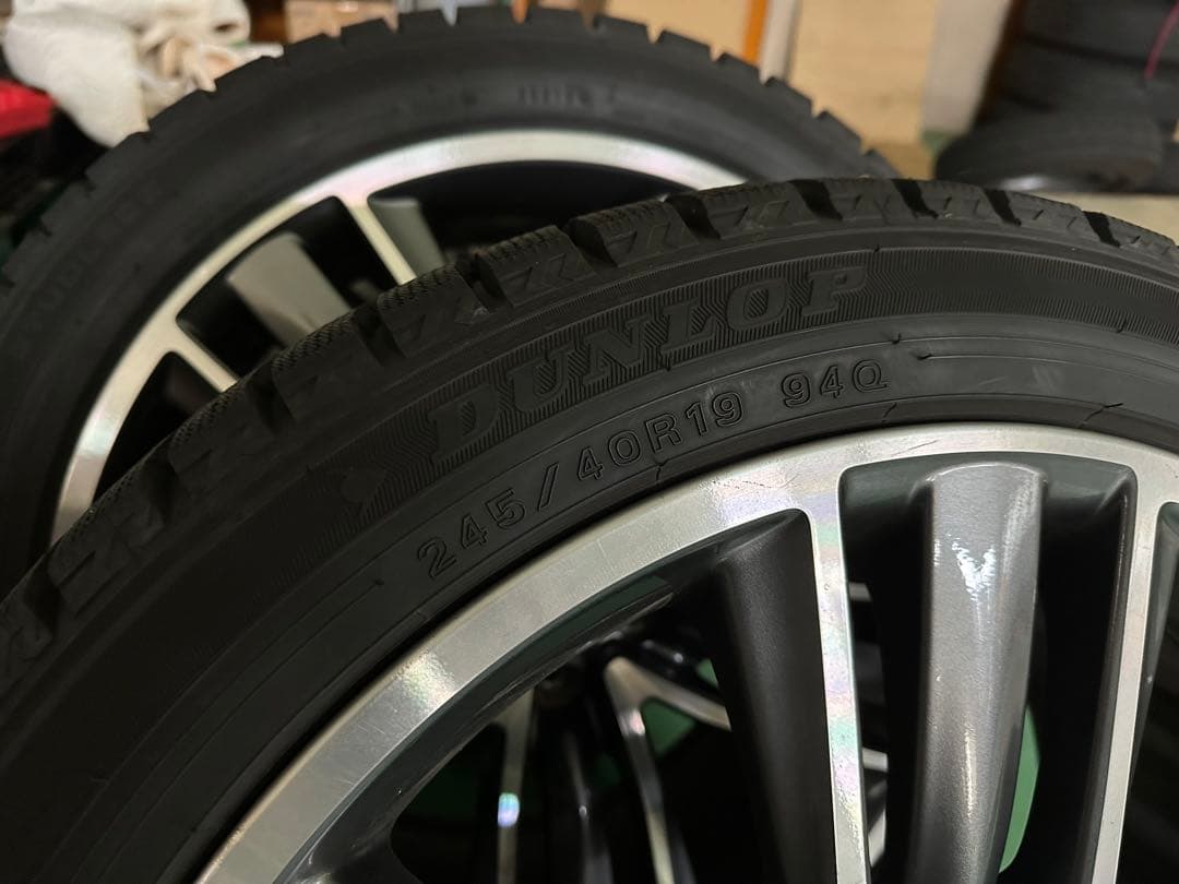 ☆スタッドレス☆タイヤ・ホイールセット19インチ　V37スカイライン装着