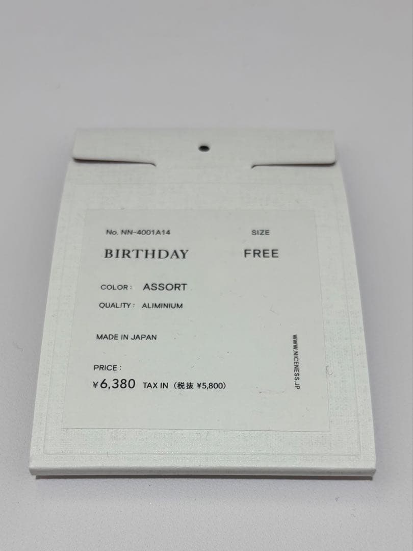NICENESS BIRTHDAY ナイスネス バースデー ピンバッチ 缶バッチ
