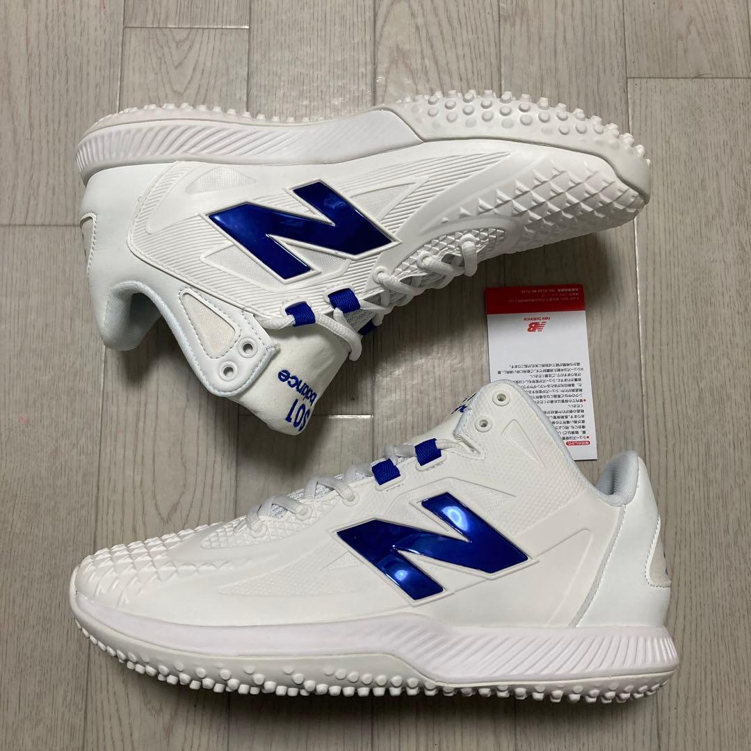 新品未使用New Balance S01 トレーニングシューズ ホワイト/ブルー