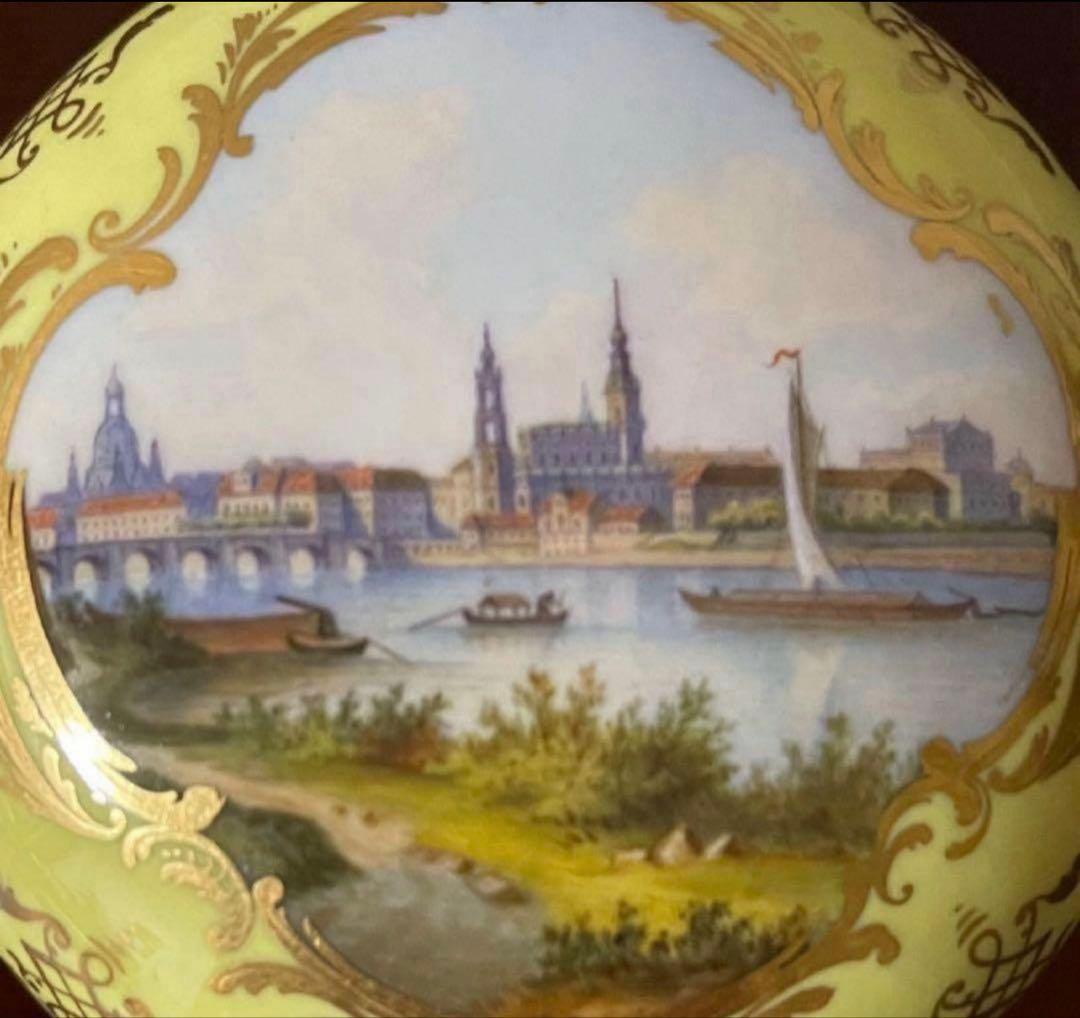 アンティークマイセン　ネームドビュー　【Dresden】